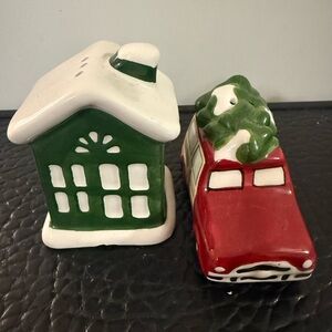 Ceramic Salt And Pepper Shaker Ceramic House & Truck
Christmas Tree